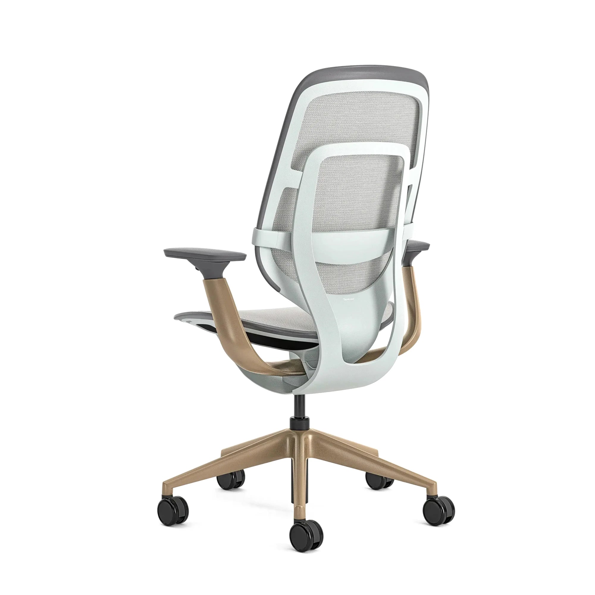 Sans têtière / Intermix Opaque Gris Clair KR14+Matte Brass 4B22