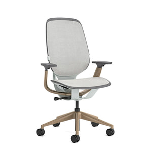 Sans têtière / Intermix Opaque Gris Clair KR14+Matte Brass 4B22