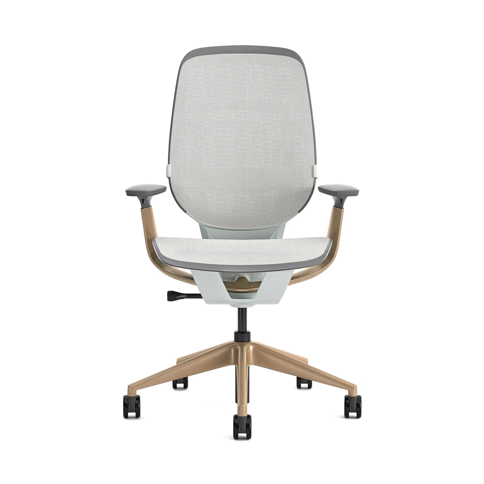 Sans têtière / Intermix Opaque Gris Clair KR14+Matte Brass 4B22